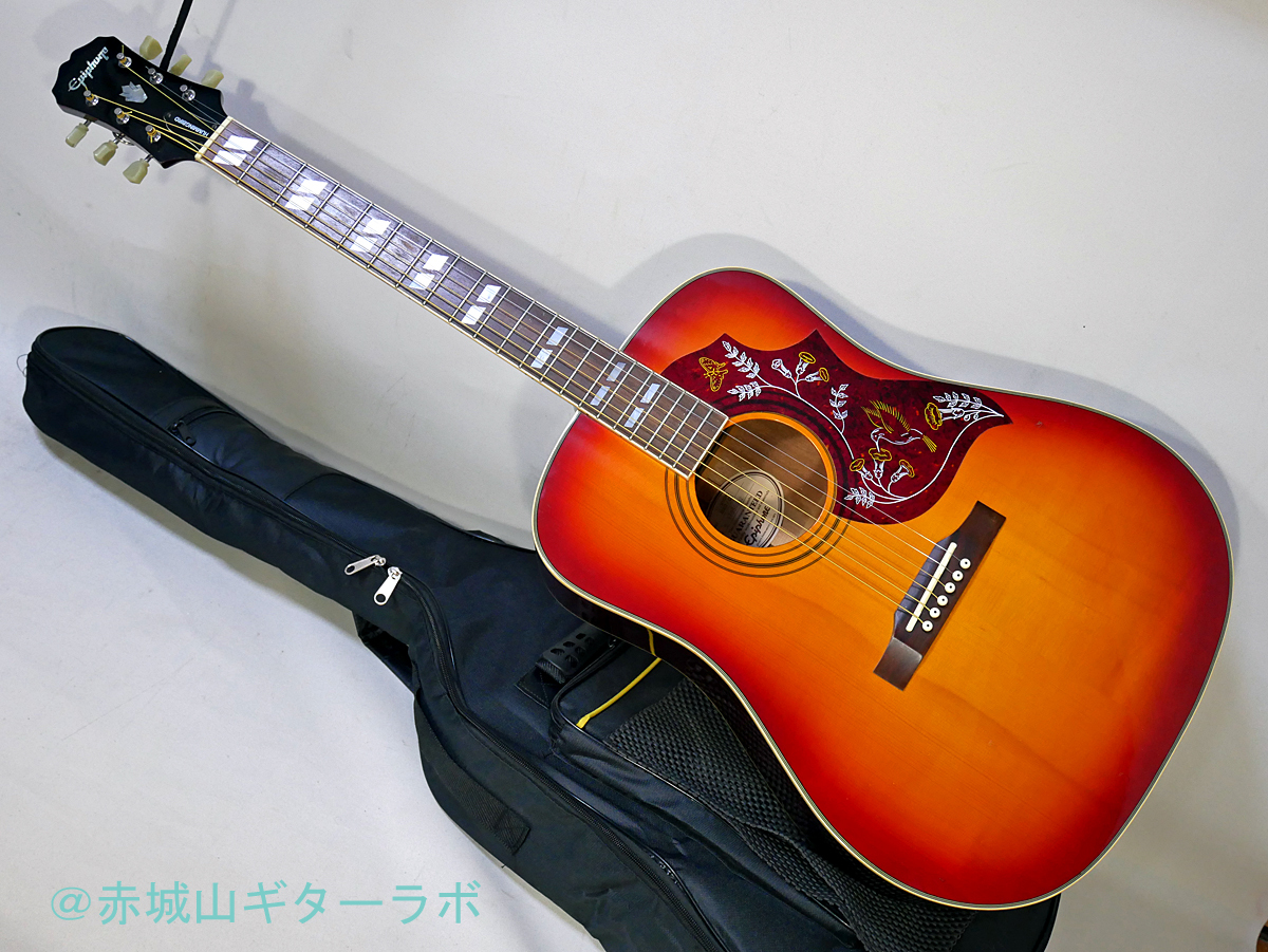 Epiphone HummingBird 1997年韓国製☆新品ナイロンGIGバッグ付★美品 メンテナンス済_画像1