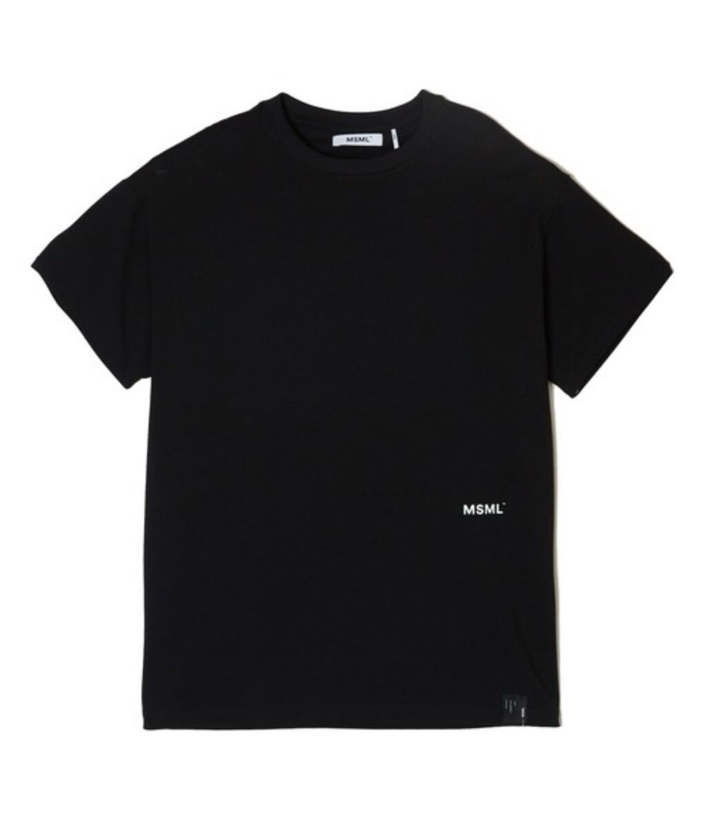 MSML tシャツ Tシャツ MOSH PHOTO T SHIRT ブラック　Lサイズ