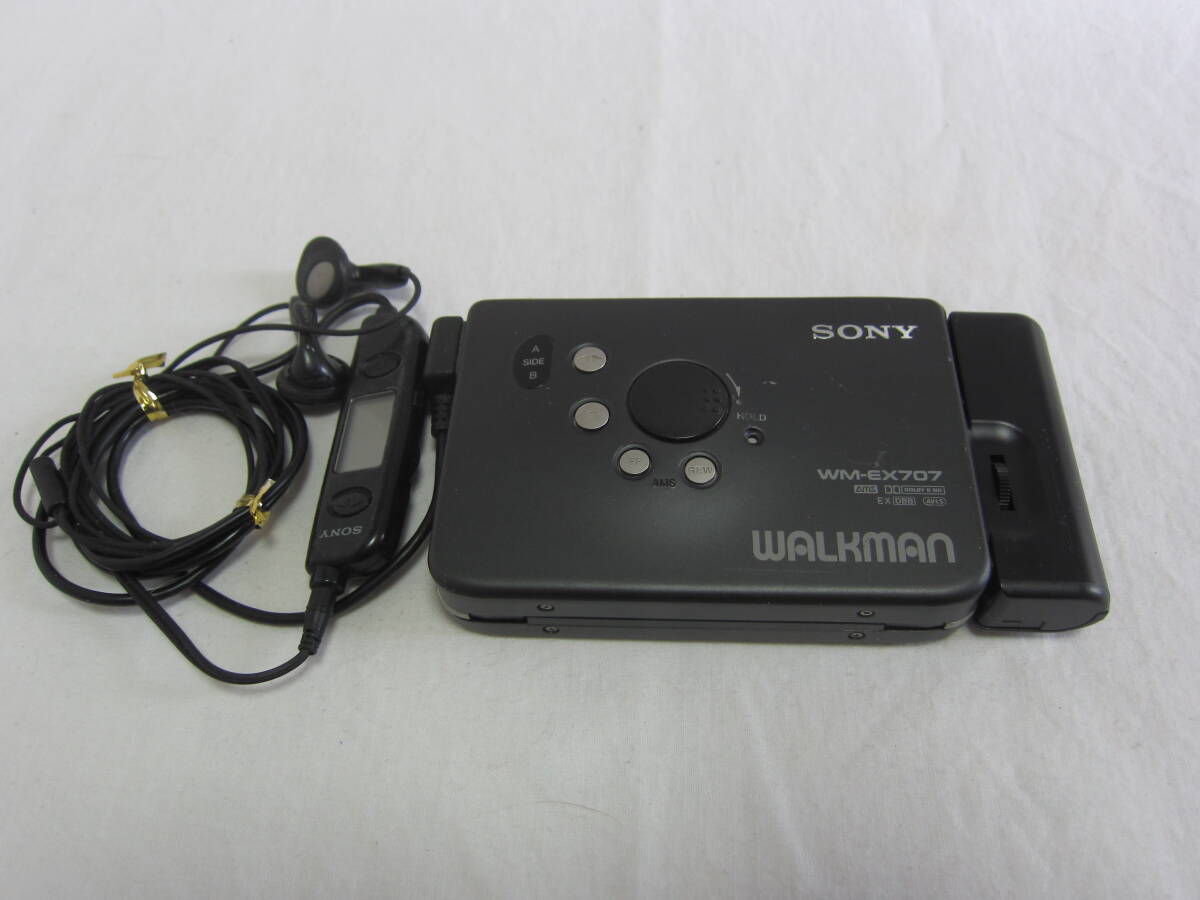 ＳONY カセットプレーヤー ソニー ウォークマン WALKMAN WM-EX707 ジャンク。_画像1