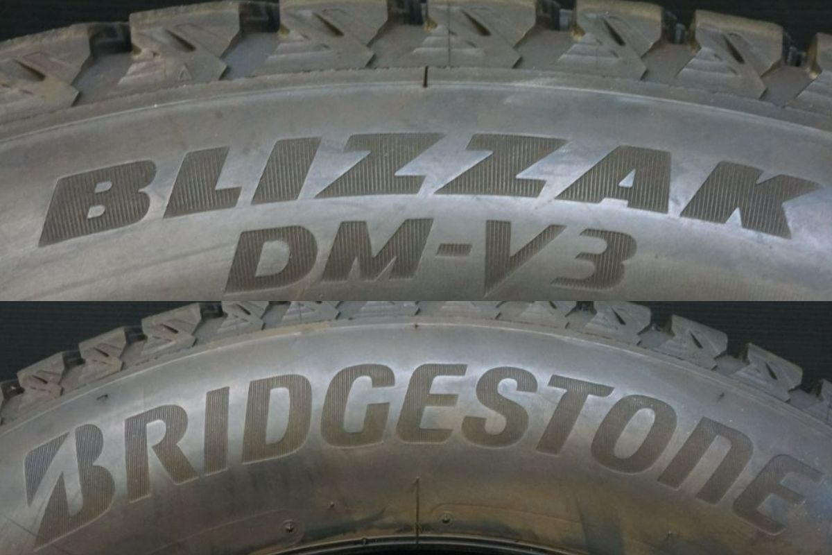 【4本】BRIDGESTONE BLIZZAK DM-V3　スタッドレス　ブリザック　225/65R17　2020年製_画像9