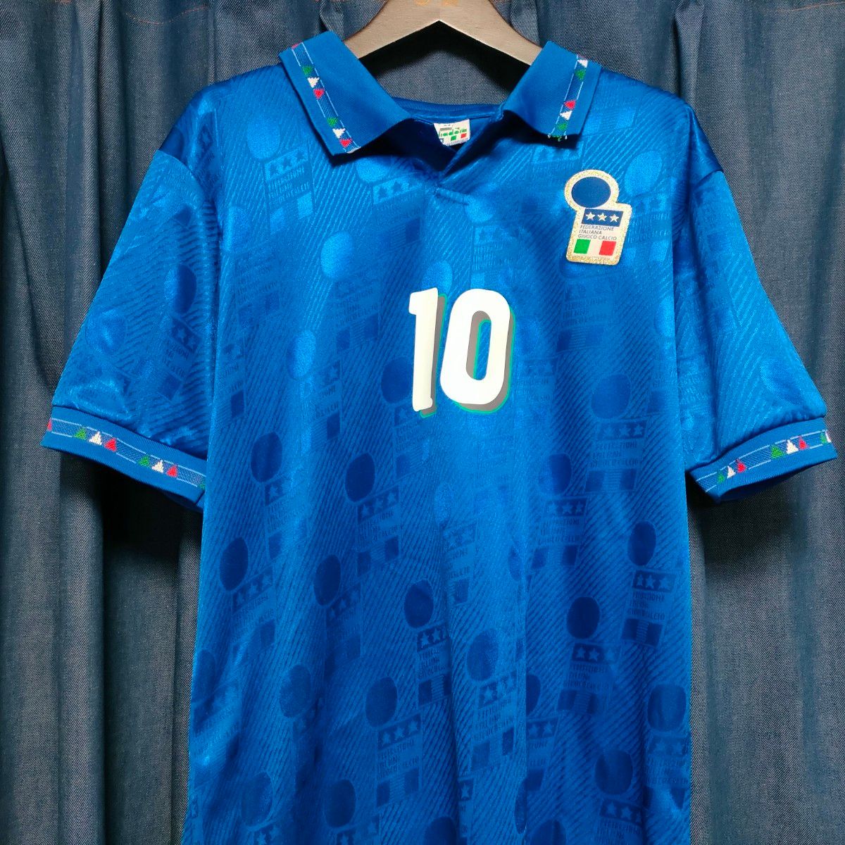 ユニフォーム サッカー ロベルト バッジョ イタリア代表 94年 W ユニフォーム サッカー ロベルト バッジョ イタリア代表 94年 W