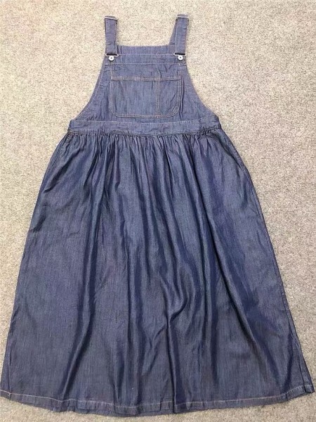 yq suspenders skirt free size Denim calm did adult possible love skirt jeans 