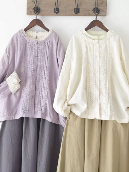 yq240329 tunic soft adult possible love easy dressing up free size natural flax 100%linen race eggshell white 