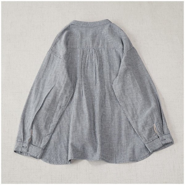m240324 туника верхняя одежда двойной марля хлопок 100% в клетку hida взрослый возможно love рубашка стиль свободный размер блуза натуральный незначительный серый 