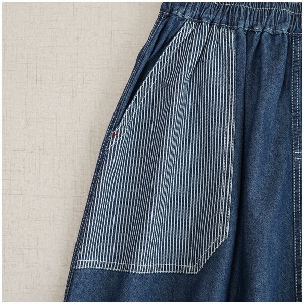 m240324 skirt Denim jeans .. join cotton 100% adult possible love easy dressing up free size natural .. color 