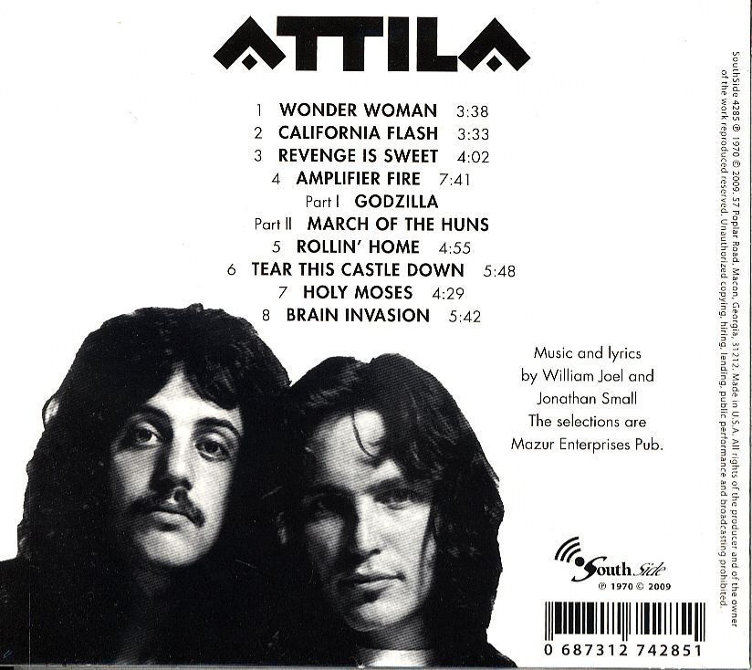 【新品CD】 Attila (Billy Joel) / Attila_画像2