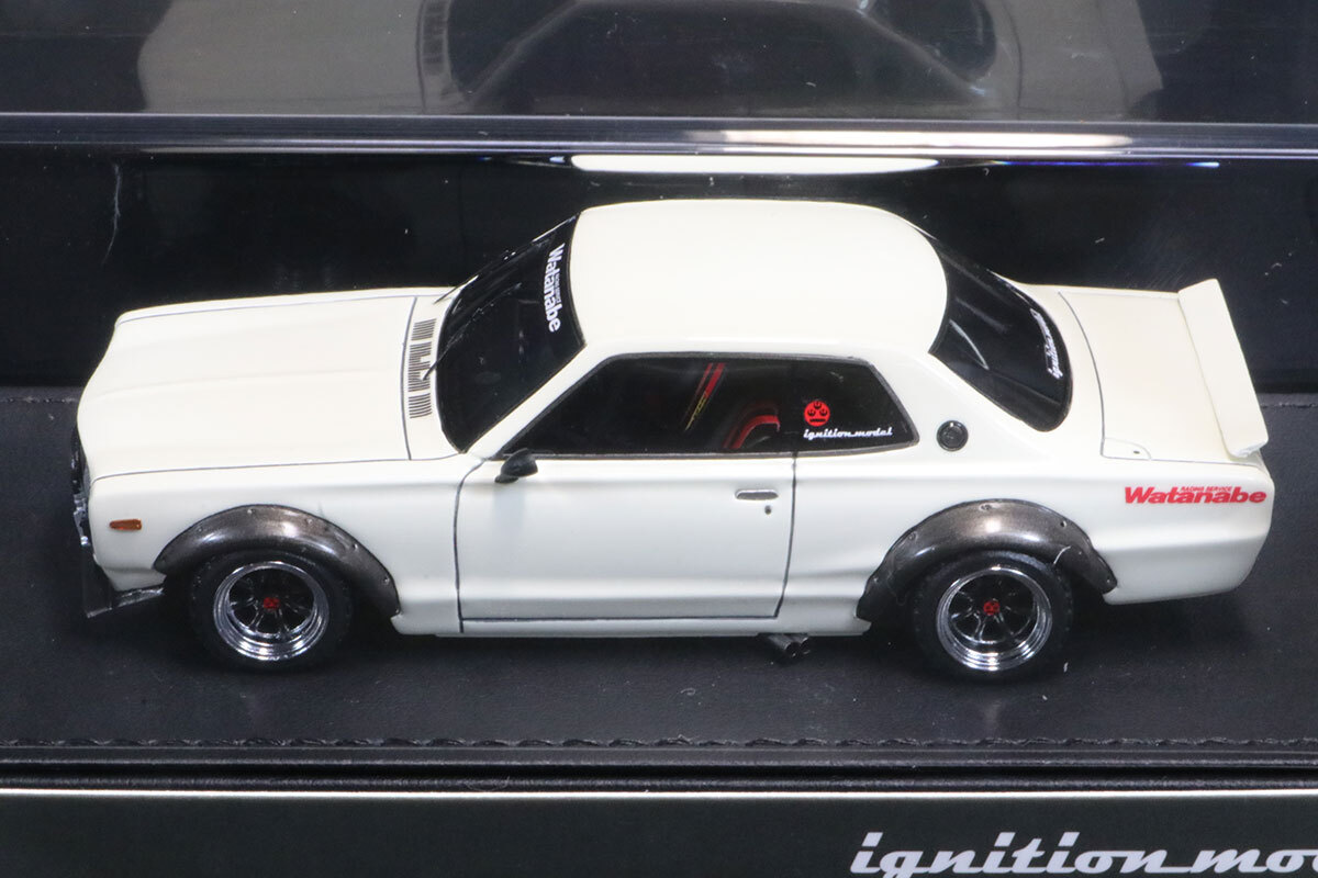 IG1602 イグニッションモデル 1/43 ニッサン スカイライン 2000 GT-R ハコスカ KPGC10 ホワイト IGモデルの画像4