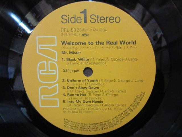 LP658■LPレコード■Mr.Mister / Welcome to the Real World -RPL-8323【中古】_画像4