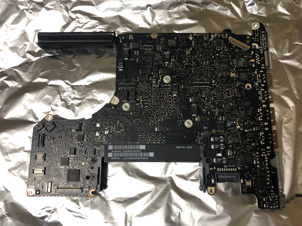 ☆ M548「美品／動作良好」MacBook Pro 2.4GHzデュアルコアIntel Core i5プロセッサ(13-inch, Late 2011)用マザーボード／本体のみ ☆の画像5