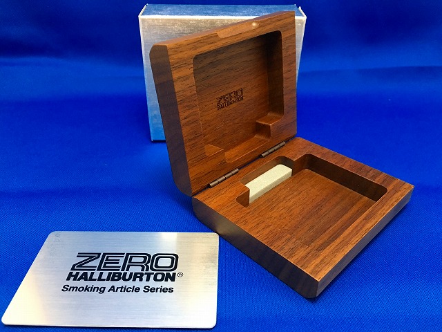 * Zero Halliburton ZERO HALLIBURTON ashtray for empty box wooden #