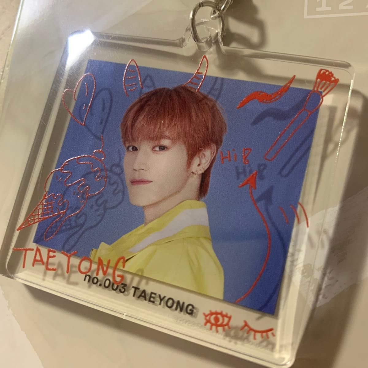 nct 127 cafe  ギャラリー127 nct テヨン  アクリル　キーホルダー　新品未開封　