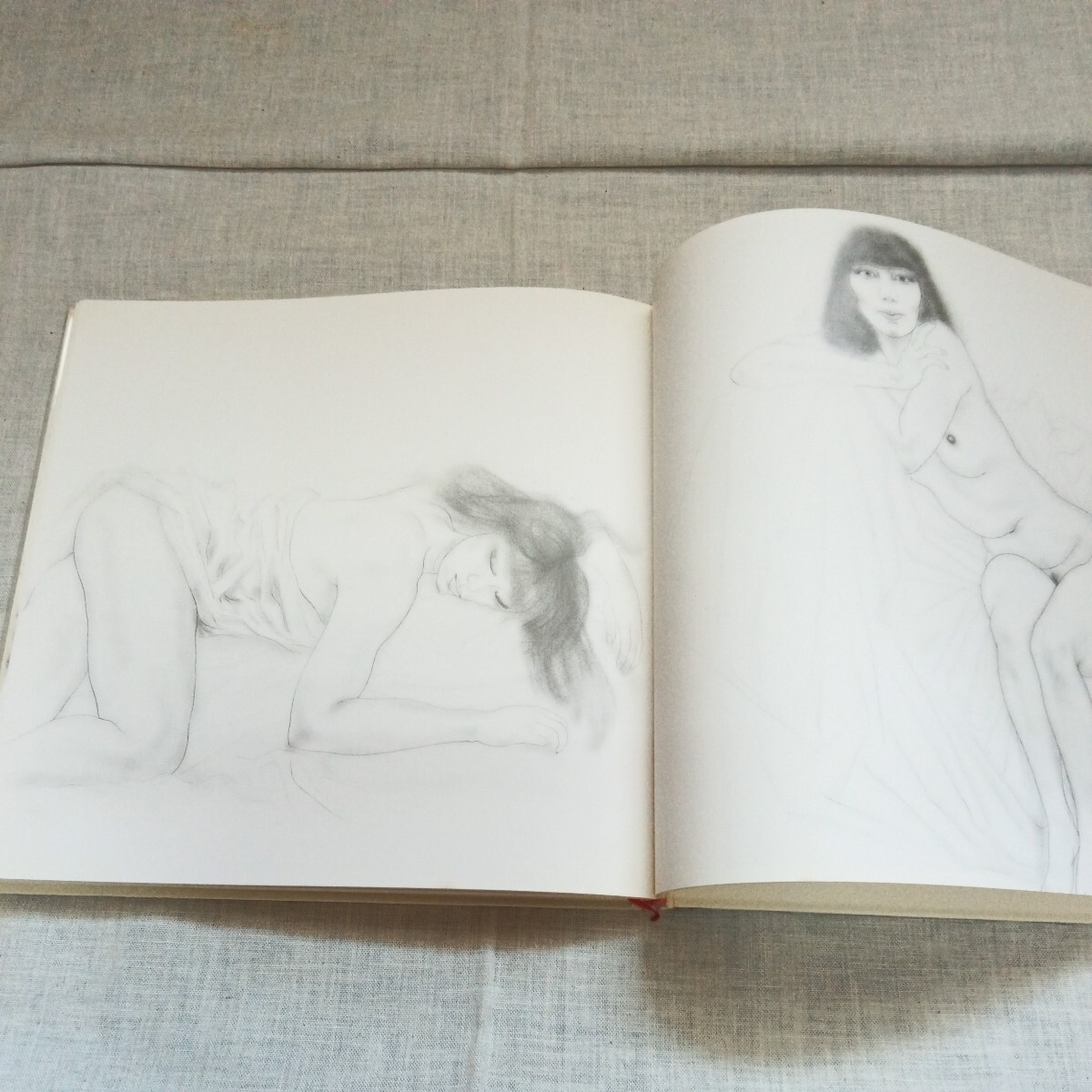 加山又造 裸婦百態図 現代日本画家素描集_画像7