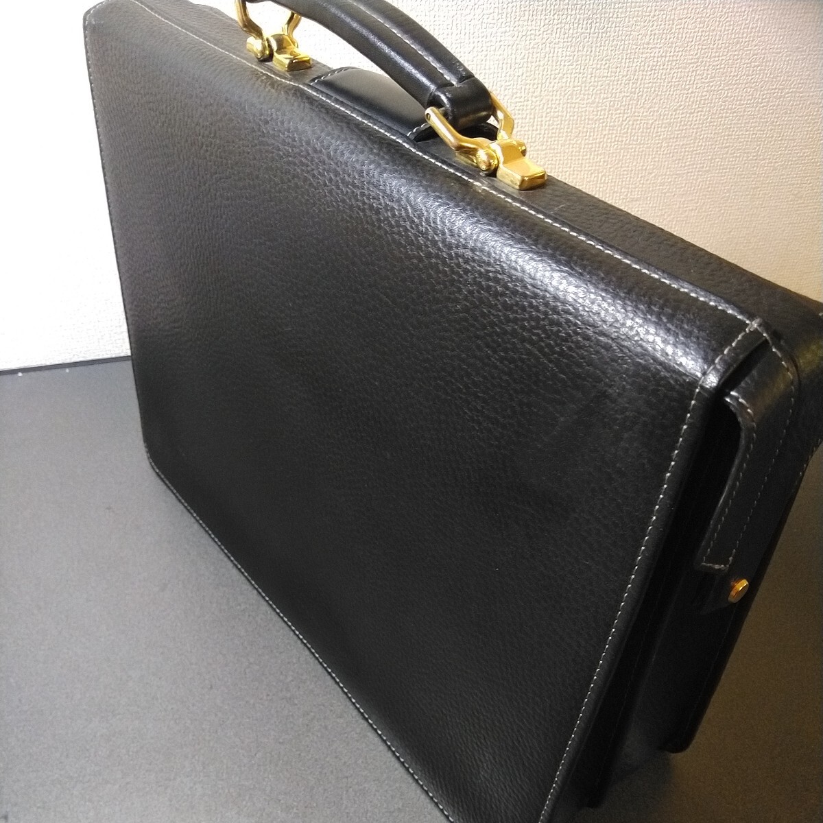  almost unused middle . bag wrinkle leather Dulles bag buy price 96000 jpy 