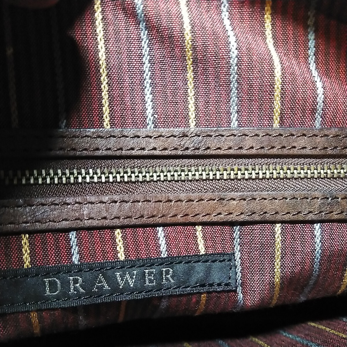 ほぼ未使用　DRAWER レザーブリーフケース_画像9