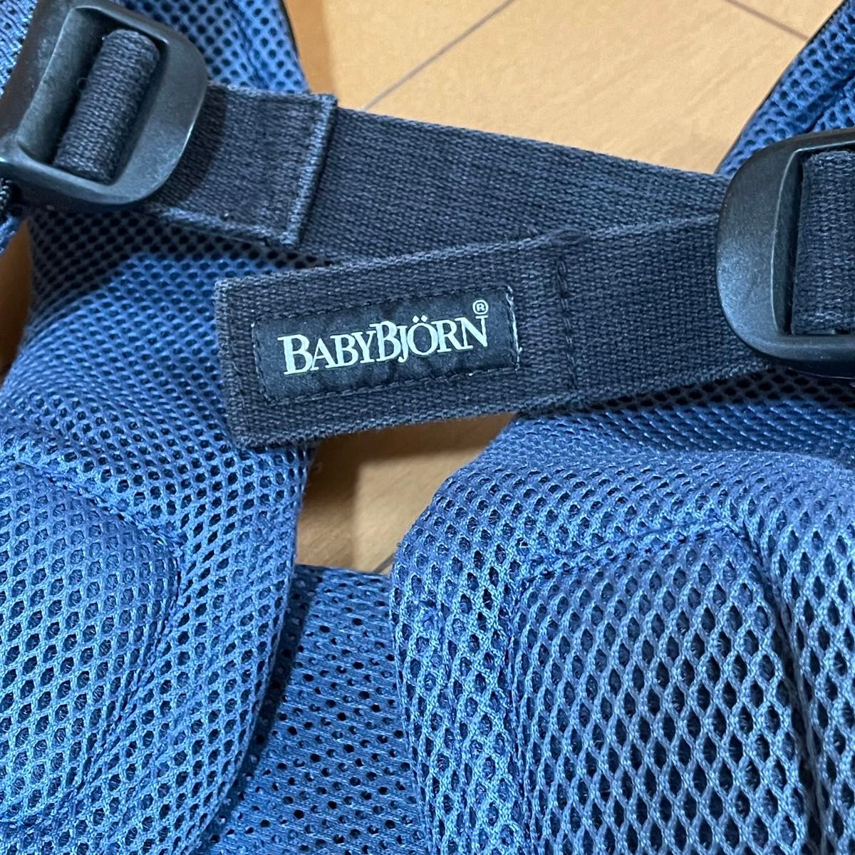 【美品】BabyBjorn ベビーキャリアONE メッシュ ネイビー