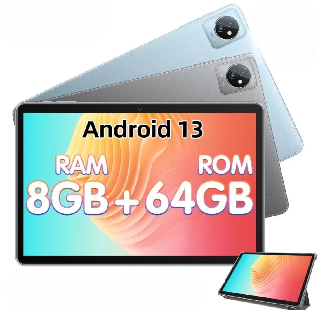 タブレット Android 13 10インチ Wi-Fiモデル RAM6GB ROM64GBの画像1