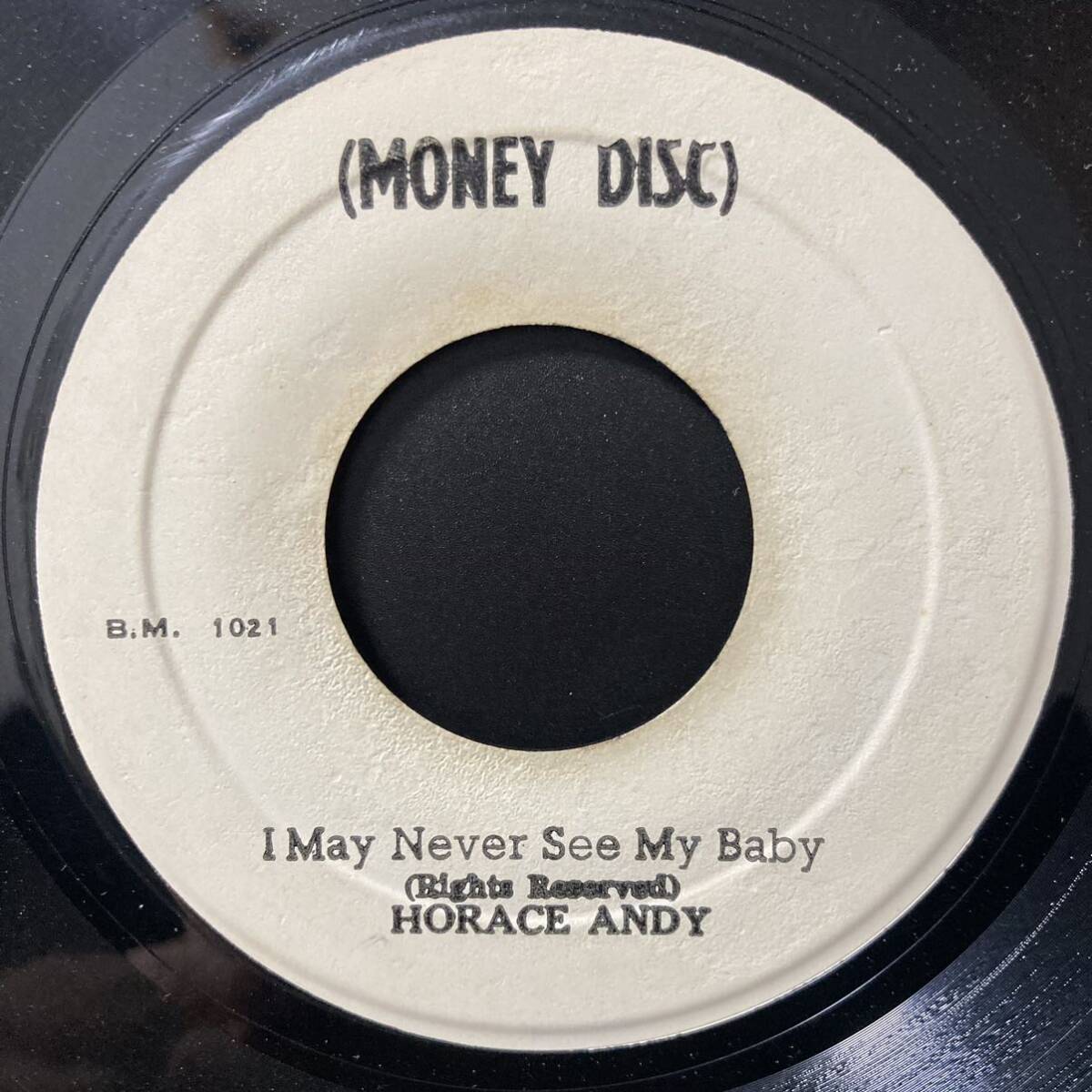Horace Andy / I May Never See My Baby Anymore ( Money Disc / Studio One) ホレス・アンディ_画像1