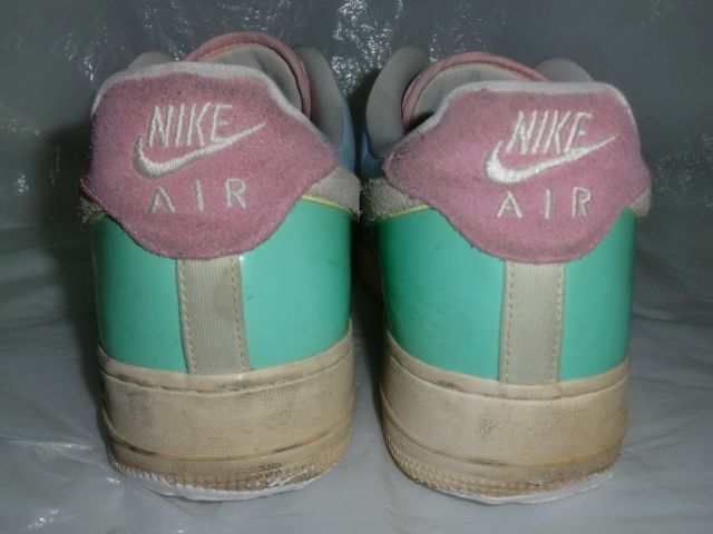 ★NIKE AIR FORCE 1 Lo `07 QS EASTER EGG `18製ナイキ AH8462-400 エアフォース 1 Lo `07 QS `イースターエッグ´ US 12_画像3