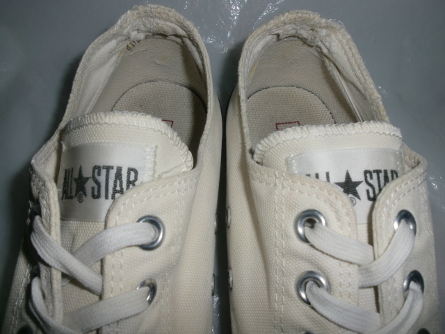 * made in Japan CONVERSE ALL STAR OX Converse 5 AH 01 all Star OX white MADE IN JAPAN red frame red small character 