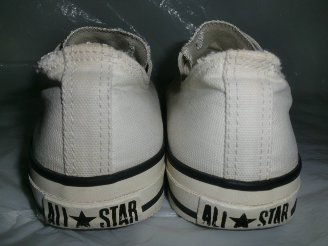 * made in Japan CONVERSE ALL STAR OX Converse 5 AH 01 all Star OX white MADE IN JAPAN red frame red small character 