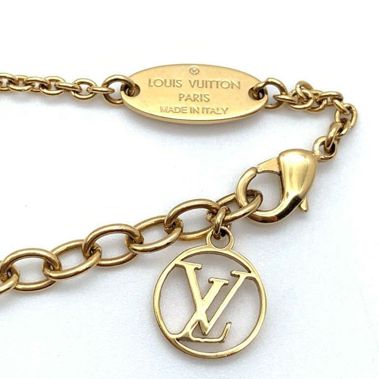 LOUIS VUITTON Louis Vuitton bracele LV Aiko nikM00587 Gold 