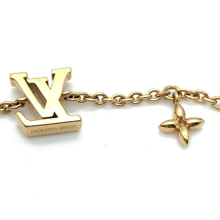 LOUIS VUITTON Louis Vuitton bracele LV Aiko nikM00587 Gold 