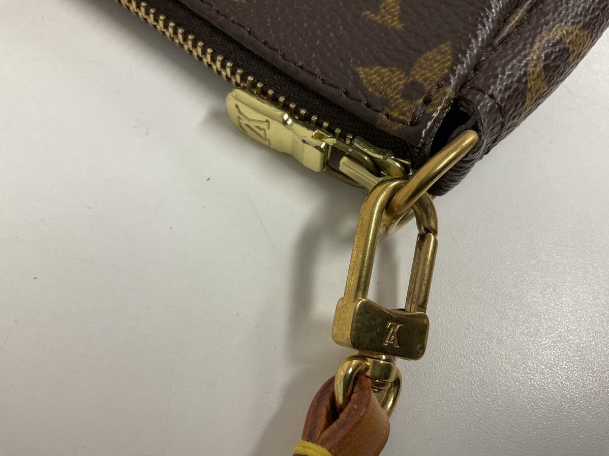 SKT625-60◆ LOUIS VUITTON ルイヴィトン モノグラム ポシェット アクセソワール アクセサリーポーチ ミニハンドバッグ _画像3