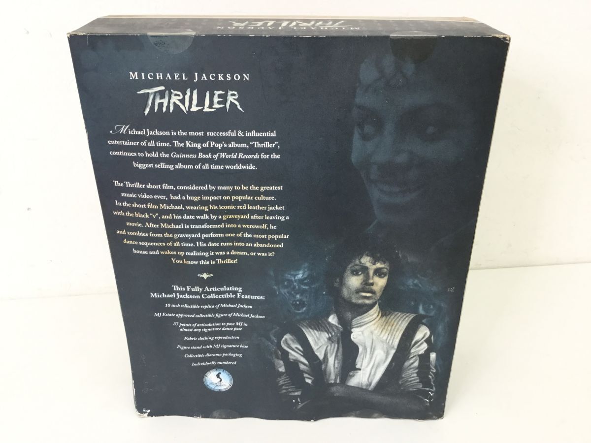 ●営ST882-100【未開封品】Playmates Toys × MICHAEL JACKSON マイケル ジャクソン THRILLER スリラー フィギュア 人形_画像5