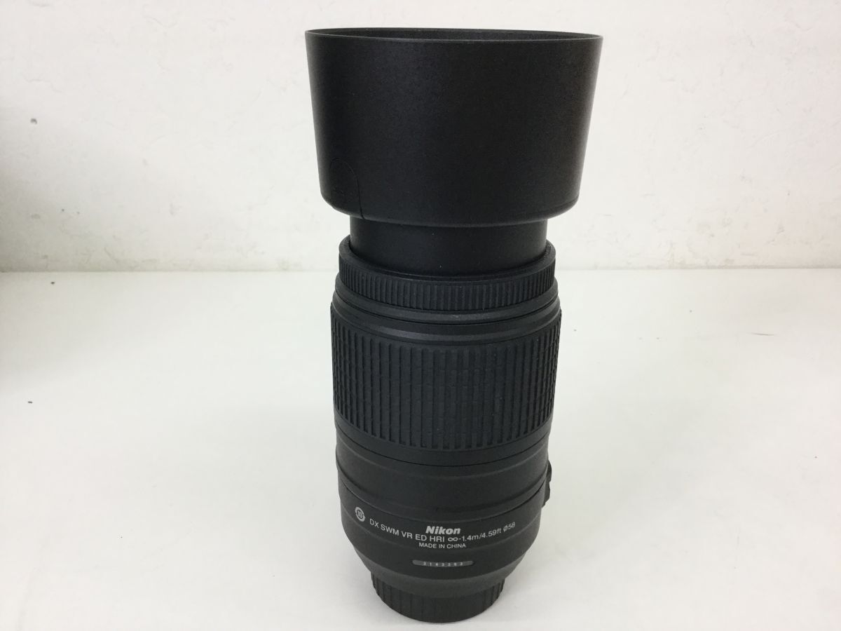 ●営FU500-100　NIKON AF-S NIKKOR DX 55-300mm F4.5-5.6G ED ニコン カメラ レンズ バッグ付き_画像6