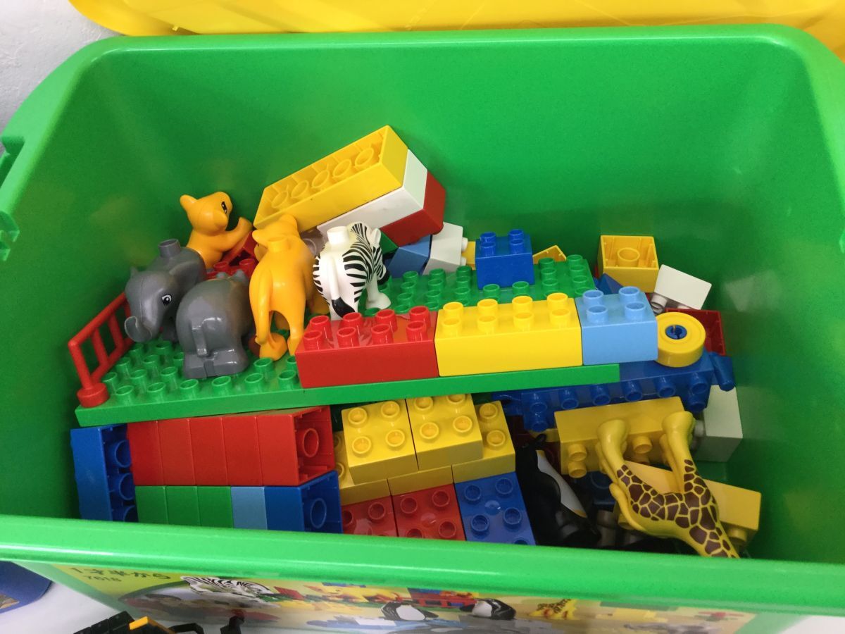 ●営SA566-160　LEGO　大量まとめ　レゴ　工具セット　楽しいどうぶつえん　青いバケツ　電車　車　他_画像4