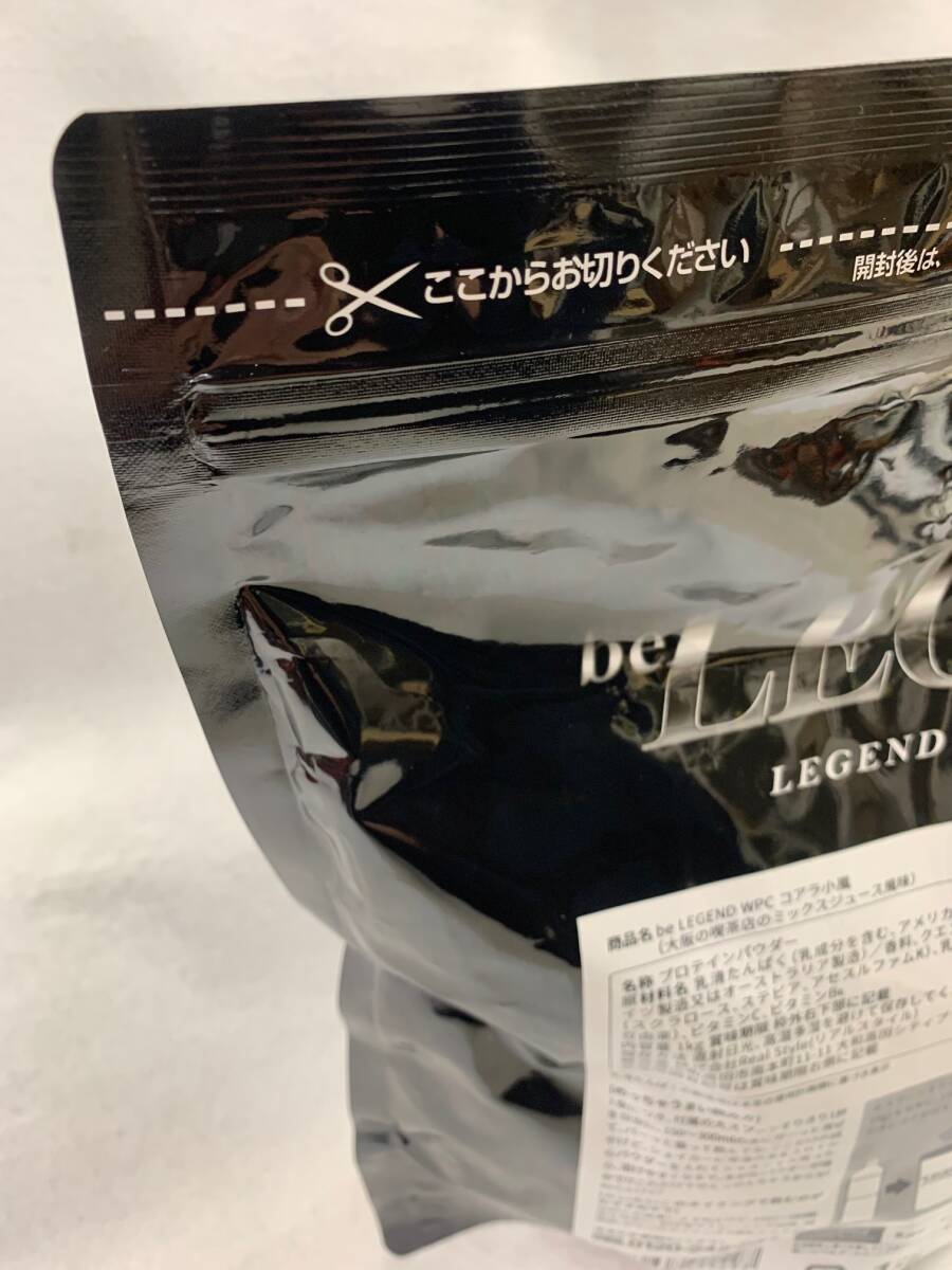 （33483）be LEGEND/ビーレジェンド プロテイン WPC コアラ小嵐 大阪の喫茶店のミックスジュース風味 未開封 1kg の画像4