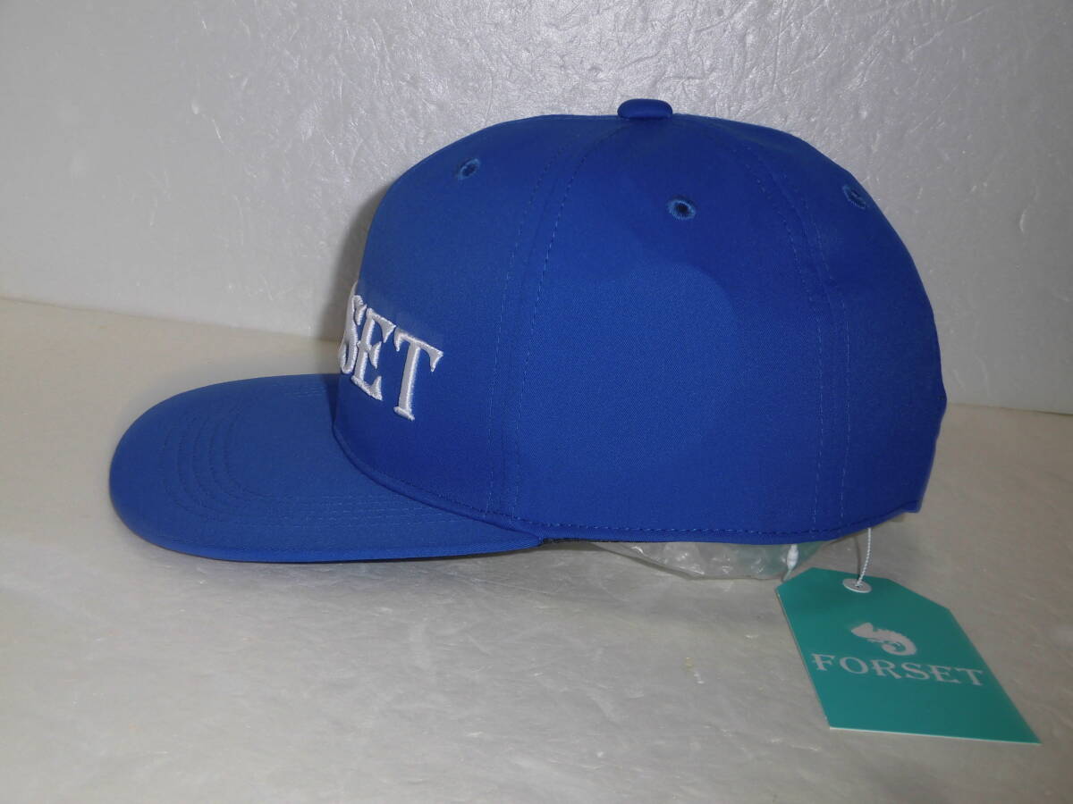 定価4950円 未使用 正規品 フォルセット ゴルフ キャップ 青 ブルー 帽子 1021-5501 FORSETツイルキャップ ヴォルヴァ_画像4