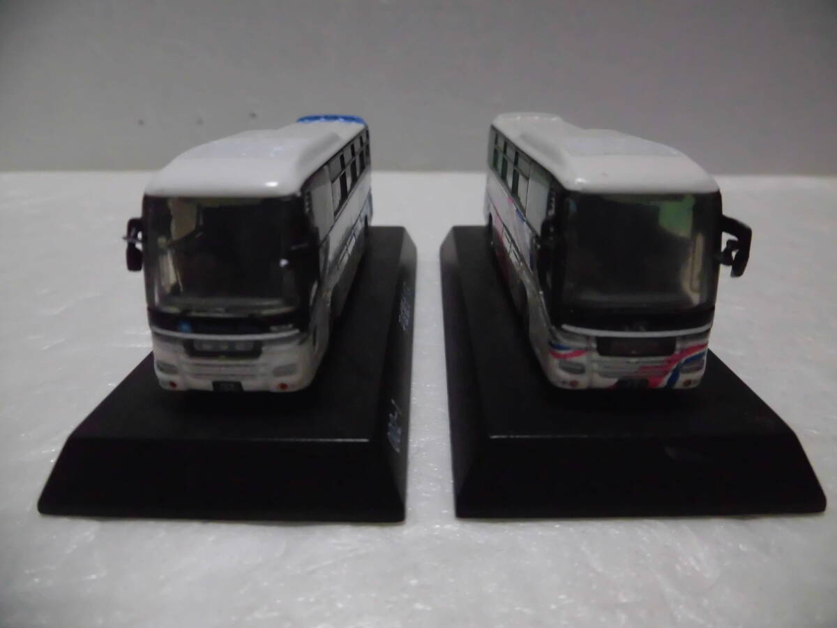 平成観光バス 002-1 ＆ 西日本JRバス 008-1 の2種 ミニカー( 京商 KYOSHO 1/150 Nゲージ ダイキャストバスシリーズ ) DIE-CAST BUS SERIESの画像3