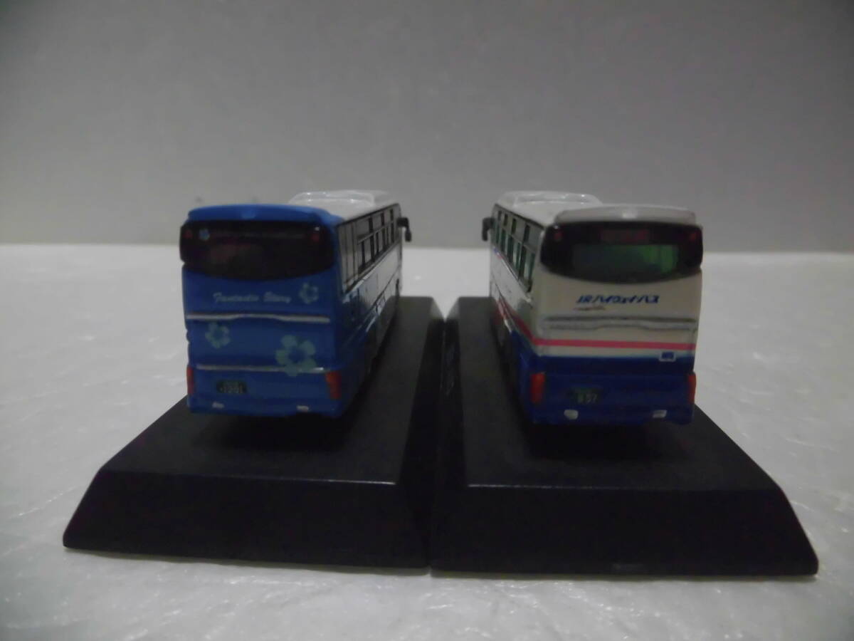 平成観光バス 002-1 ＆ 西日本JRバス 008-1 の2種 ミニカー( 京商 KYOSHO 1/150 Nゲージ ダイキャストバスシリーズ ) DIE-CAST BUS SERIESの画像4
