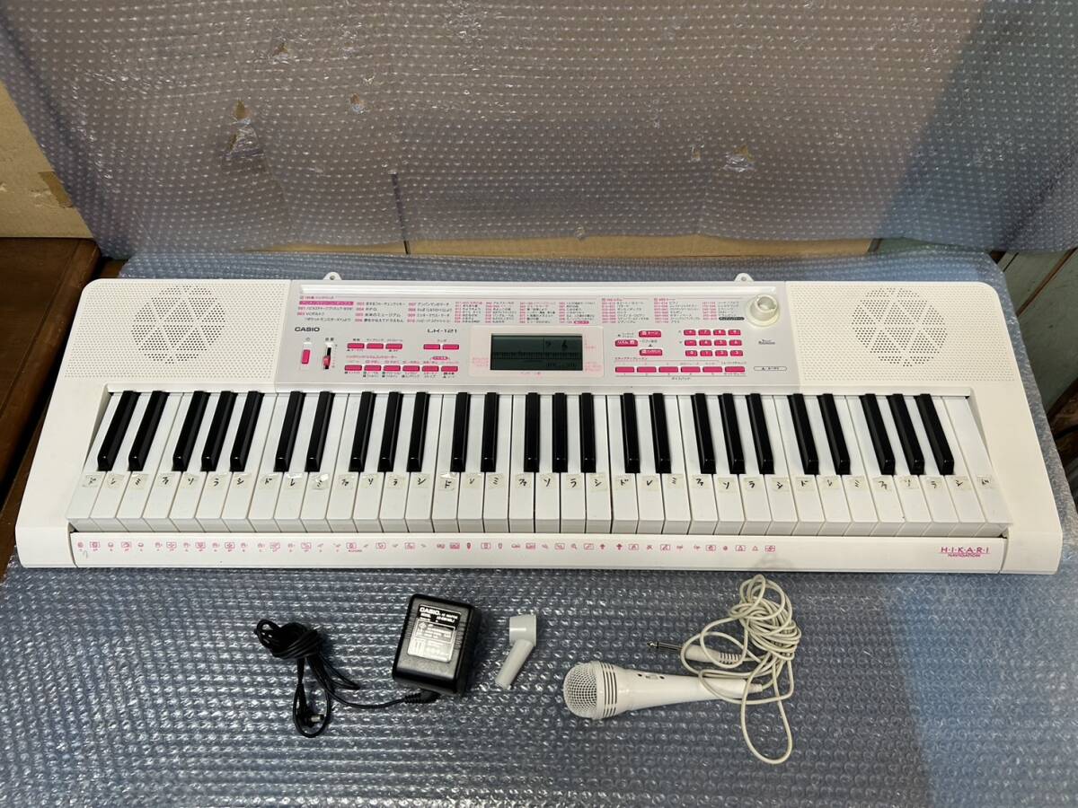 CASIO カシオ 光ナビゲーション キーボード LK-121 電子ピアノ
