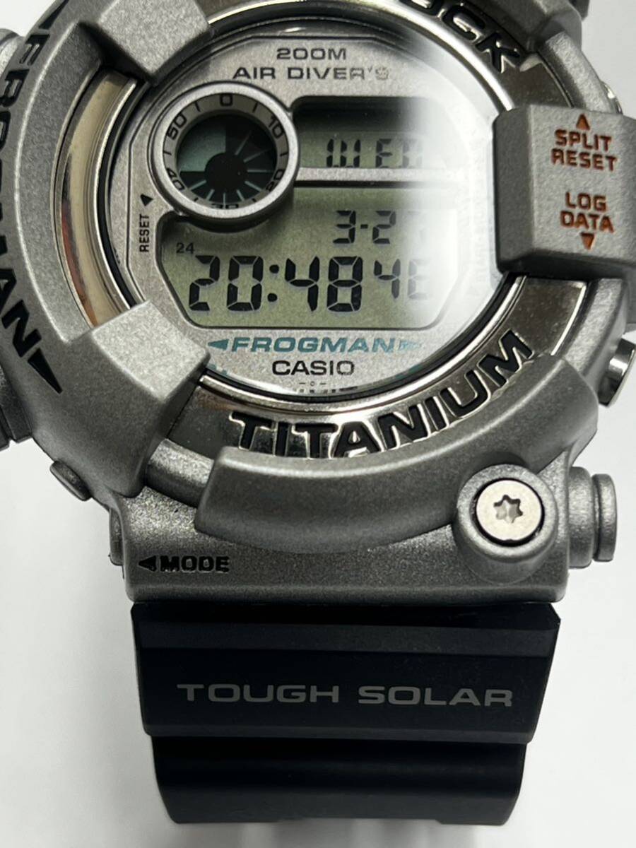 CASIO カシオ G-SHOCK FROGMAN DW-8201フロッグマン 15,000円からスタート！_画像2