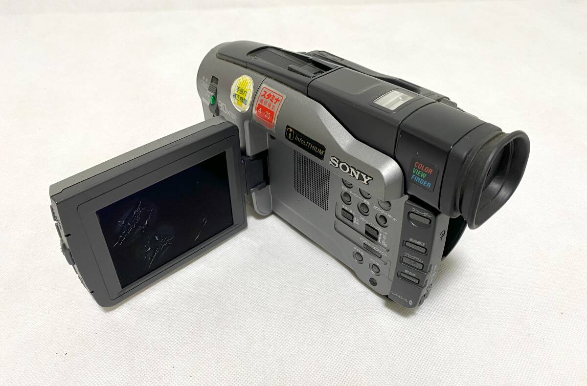 【再生OK】CCD-TRV91 SONY Digital Handycam video Hi8 8ミリビデオカメラの画像2