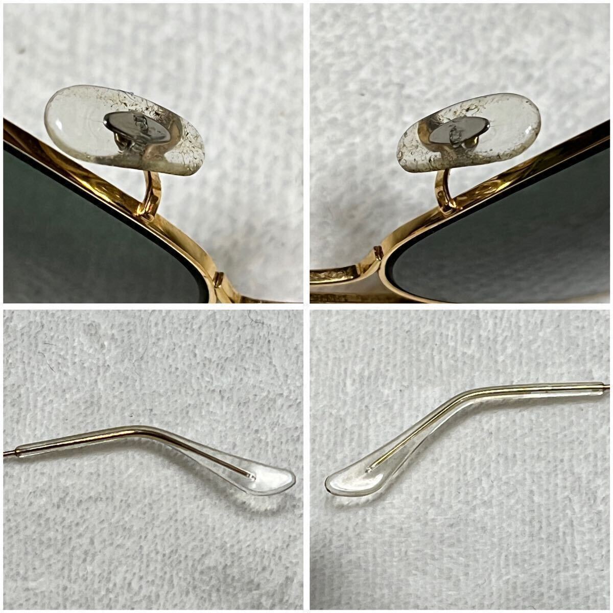 Ray-Ban B&L RayBan boshu ром производства солнцезащитные очки Teardrop авиатор 58*14 Gold рама Vintage верх gun 