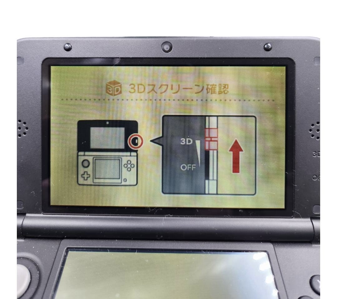 動作品 ニンテンドー Nintendo 3DS LL メタリックブラック 本体のみ タッチペンあり_画像4