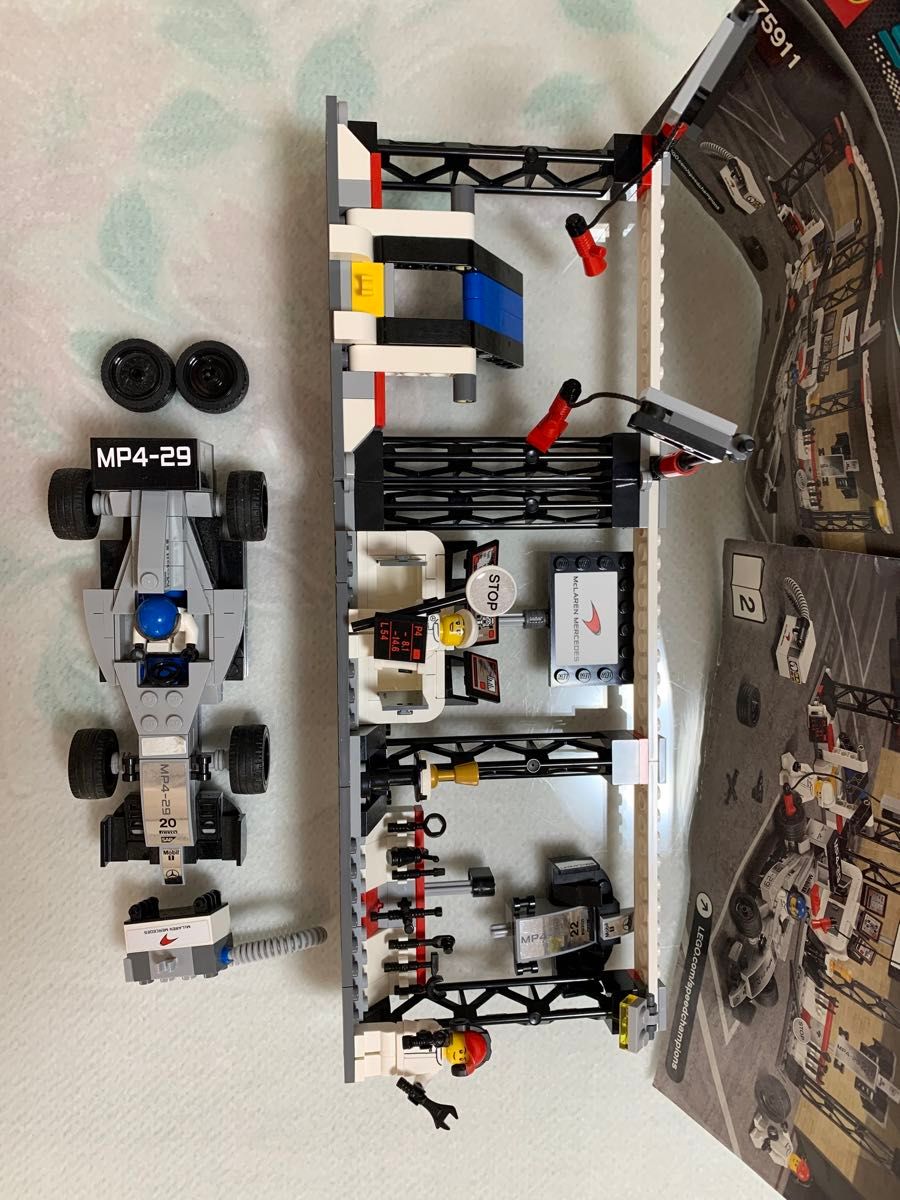 中古 LEGO 75911 レゴスピードチャンピオン マクラーレンメルセデスピットストップ 75911