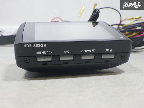 保証付 コムテック ドライブレコーダー HDR-352GH 駐車監視機能用配線付 ドラレコ_画像6