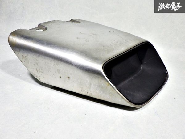 ゆがみなし！Porsche ポルシェ純正 95B マカン マフラーカッター テールパイプ 右 右側 運転席 95B.253.682_画像3