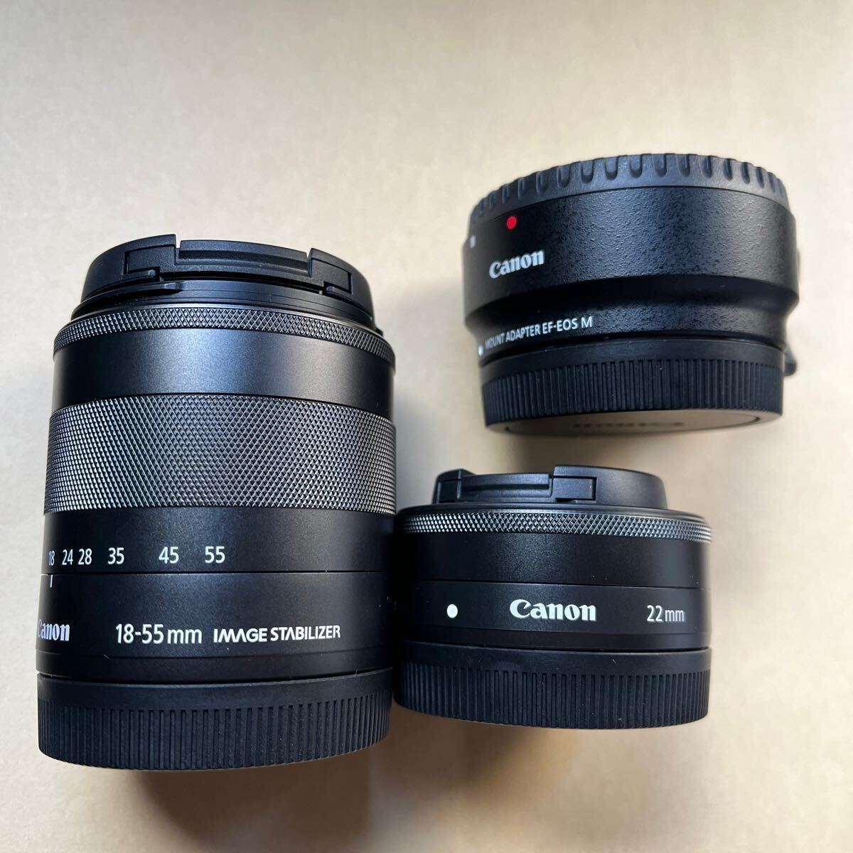 Canon EOSM +22mmF2 + 18-55mm キヤノン レンズセット EOS Canon ミラーレス一眼 キャノン _画像4