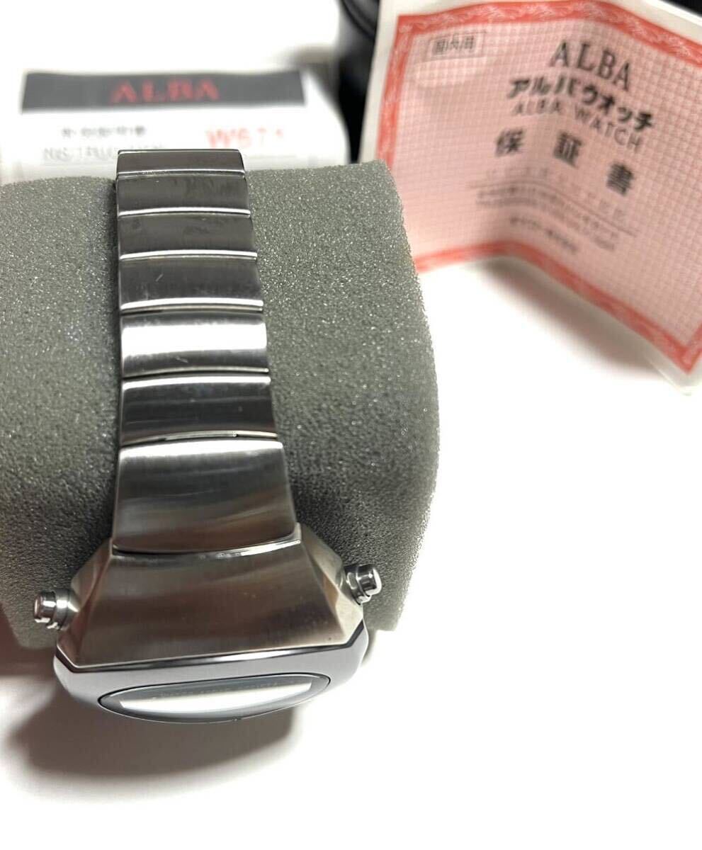 【稼動品・現状品】SEIKO アルバスプーン　W671 説明書　保証書　ケース付き_画像3