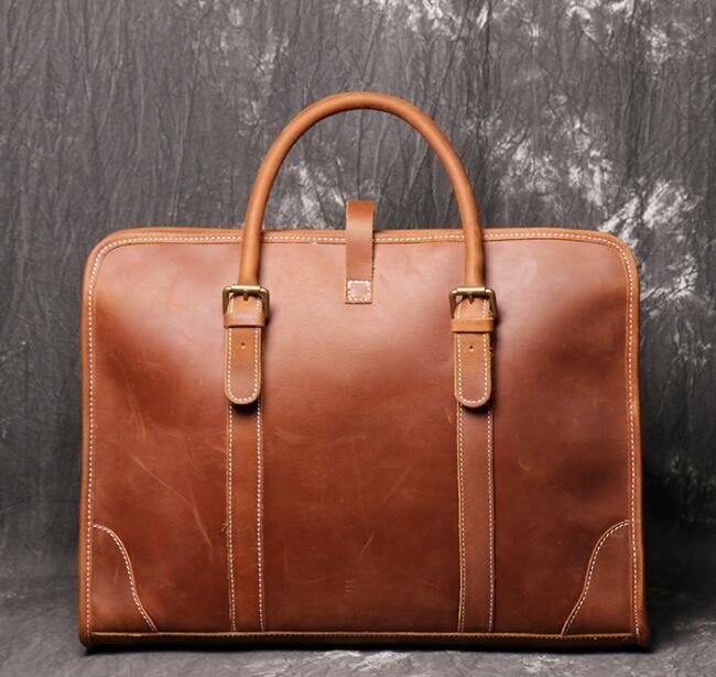  popular beautiful goods * original leather cow leather leather hand made men's size correspondence 14 laptop inserting possibility commuting 