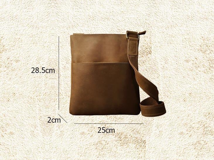  original leather shoulder bag men's leather antique diagonal .. bag messenger bag handbag 