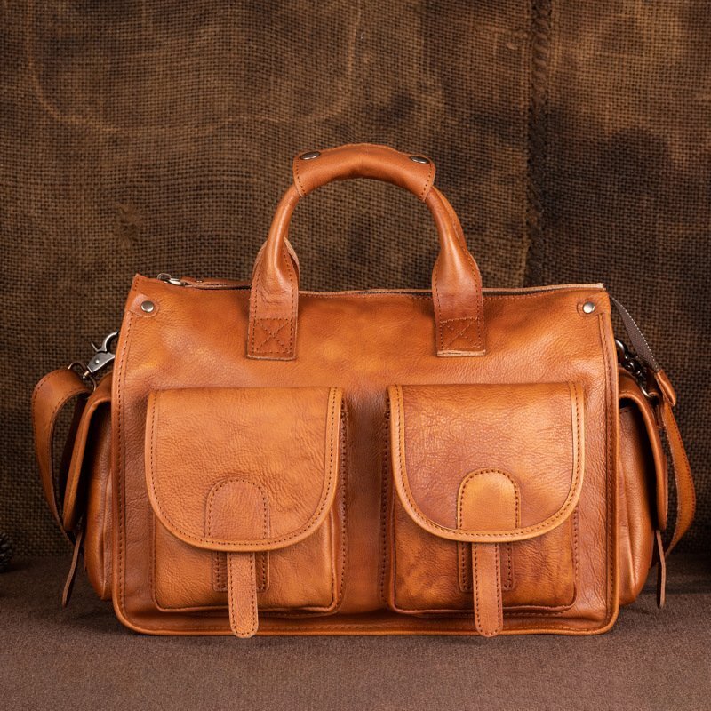  new goods appearance * cow leather * original leather * using one's way eminent fashion * men's bag * shoulder bag * functional storage abundance 