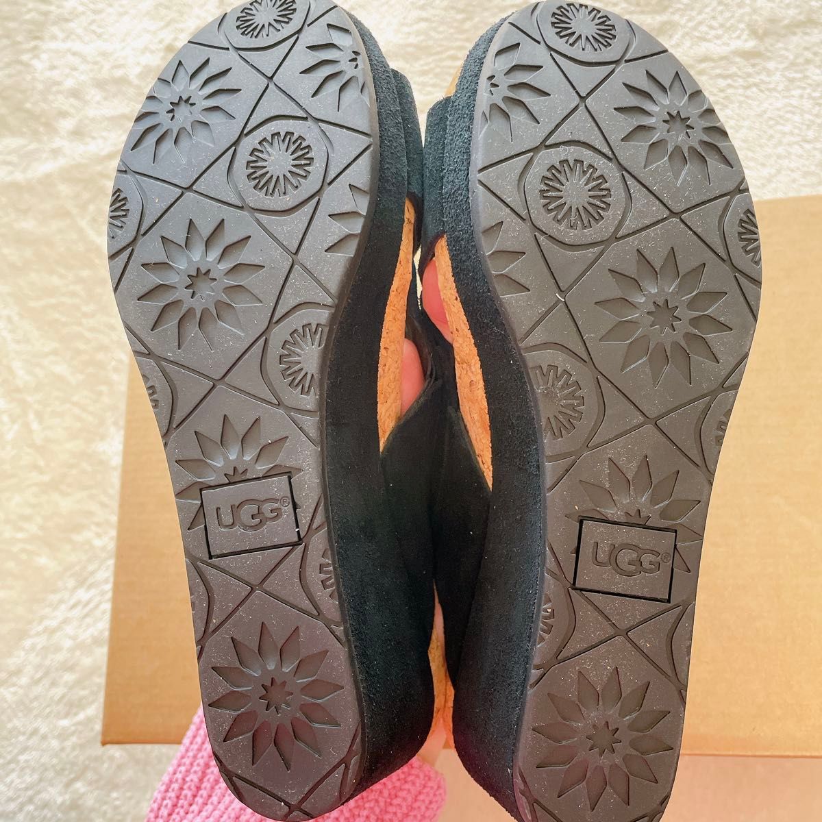 UGG アグ サンダル Lilah ライラ ウェッジソール レザーサンダル UGG アグ サンダル Lilah ライラ ウェッジソール レザーサンダル
