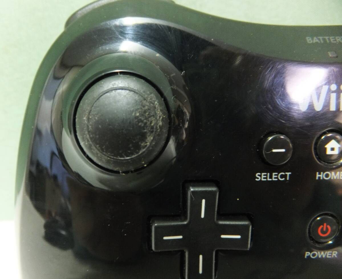 Nintendo Wii U PRO コントローラー WUP-005 ブラック 中古 ジャンク_画像8