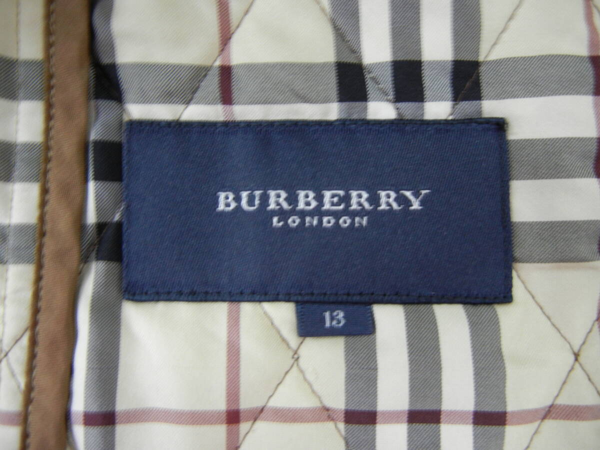 ☆BURBERRY LONDON /バーバリー ロンドン ジャケット 裏地ノバチェック柄 　１３_画像9